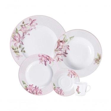 Imagem de Aparelho De Jantar Tramontina Poème 30 Peças Em Porcelana Decorada