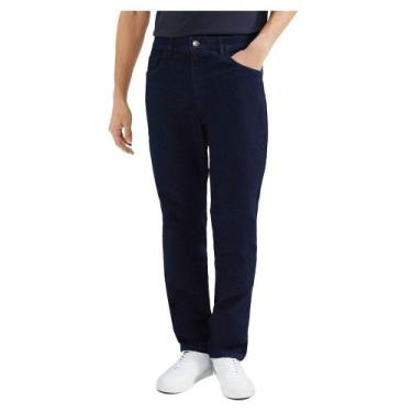 Imagem de Calça Jeans Masculina Hering Reta Marinho - H1VX1BSN, 40, Azul