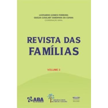 Imagem de Revista das famílias comissão de direito das famílias e sucessões da A