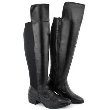 Imagem de BOTA FEMININA OVER THE KNEE CANO LONGO ESTILO MONTARIA-Feminino