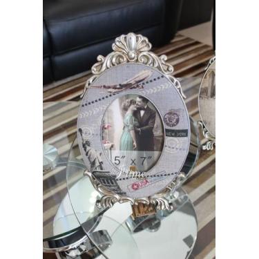 Imagem de Porta Retrato Cinza Travel - Via Decor