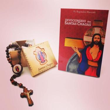 Imagem de Kit Terço e Devocionário Santas Chagas - Padre Reginaldo Manzotti