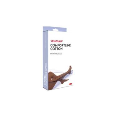 Imagem de Meia calça comfortline 30-40mmhg aberta bege - venosan, Curta, M