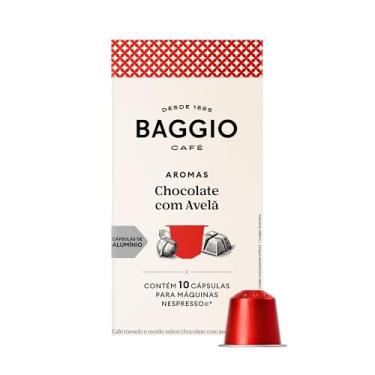 Imagem de Baggio Café Cápsulas De Café Aroma Chocolate Com Avelã Compatível Com Nespresso Contém 10 Cápsulas