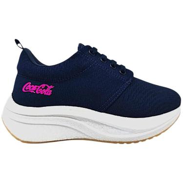 Imagem de Tênis Feminino Casual Plataforma Dia a Dia Passeio Trabalho Urban Conforto Coca Cola CC2751L