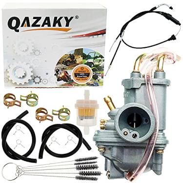 Imagem de QAZAKY Cabo de acelerador + Carburador de substituição para Yamaha Y-Zinger PW 50 Peewee PW50 Gtmotor G50T Loncin PY50 LX50PY Jianshe Yzinger Dirt Bike Carb