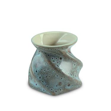 Imagem de Ceraflame Vaso de Cerâmica Camelia 9,5cm Azul Reagente - Decor
