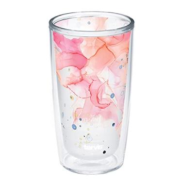 Imagem de Tervis Copo isolado de parede dupla Inkreel-Crystal Nature Collection Feito nos EUA, 473 g, Eloise