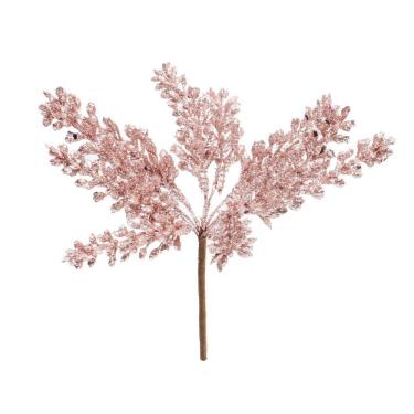 Imagem de Pick Galho Natalino C/frutas Rosa 1un 15x8x4cm 1200124