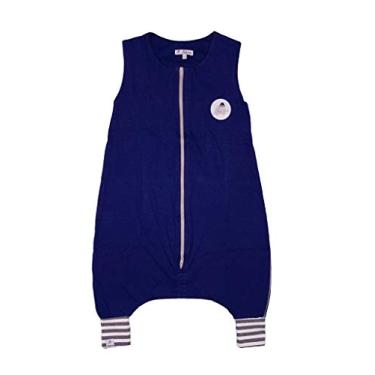 Imagem de Saco de dormir infantil com pé Malha Azul, Lefante, Azul, 2