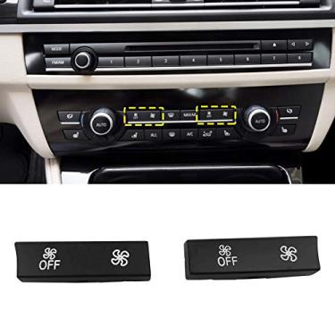 Imagem de Jaronx para botão de velocidade do ventilador BMW A/C botão de substituição para painel de controle climático, adequado para BMW 5' F07/F10, 6' F06/F12/F13, 7' F01/F02, X5 F15/M F85,X6 F16/M F86 (apenas para painel AC com 14 botões)