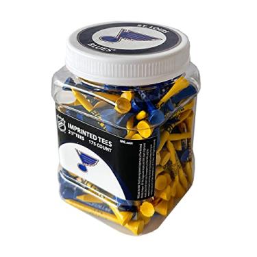 Imagem de Team Golf Camisetas de golfe NHL St Louis Blues 7,9 cm, pacote com 175, tamanho regular, várias cores (15451)