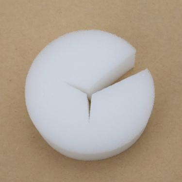 Imagem de Esponja de planta hidropônica cilíndrica de cultivo vegetal, esponja de planta, 50 peças de meio de cultivo para melões para legumes (50 * 30 mm)