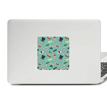 Imagem de Adesivo formal cabeça de chapéu feliz carnaval de Veneza decalque vinil paster laptop decoração PC