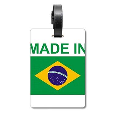 Imagem de Made in Brazil Country Love Mala Etiqueta de Bagagem Etiqueta para Bagagem