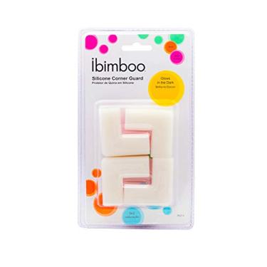 Imagem de Ibimboo Protetor De Quina Em Silicone 2.2 Branco Pequeno Pacote De 4