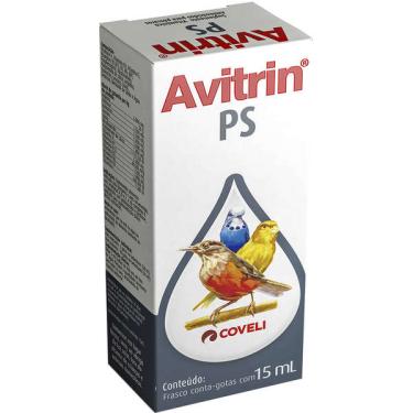 Imagem de Suplemento Vitamínico Coveli Avitrin Peito Seco para Pássaros - 15 mL
