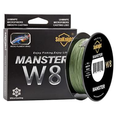 Imagem de Seaknight Linha trançada Monster/Manster W8 8 fios linha de pesca trançada 328 jardas/547 jardas linhas trançadas PE super suaves linhas de pesca multifilamento - resistente à abrasão,
