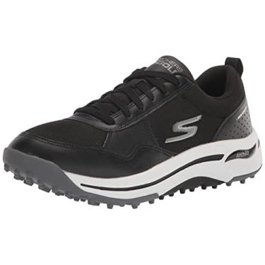Imagem de Skechers Tênis de golfe masculino Arch Fit, preto/branco, tamanho 40, Preto/branco, 39