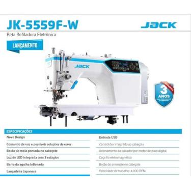 Imagem de Reta com refilador Eletrônica Direct Drive Jack JK-5559FW, JK5559FW, 1