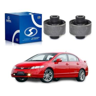 Imagem de Par Bucha Bandeja Balança Dianteira Civic Si 2.0 2007 A 2011 - Sampel