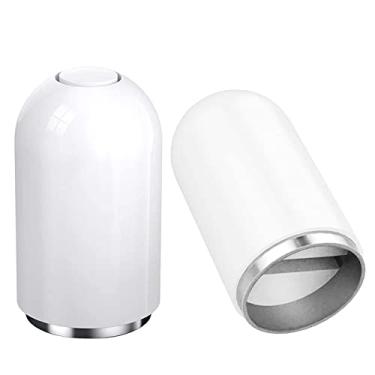 Imagem de Rpanle Tampa de substituição magnética, compatível com Apple Pencil 1ª geração (pacote com 2, branco)