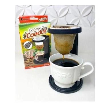 Imagem de Mini Coador De Café Dobrável C/suporte Individual Expresso - Keita