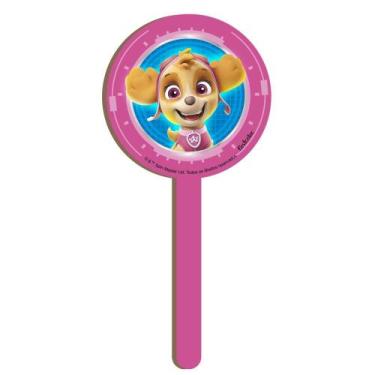 Imagem de Pick Decorativo MDF Skye Patrulha Canina - 1 Unidade - Festcolor - Riz