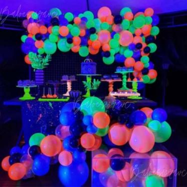 Imagem de Balão De Festa Sortido Neon 9 Polegadas Pc 50 Unidade - Mpfest, Vermel