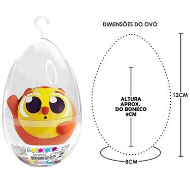 Imagem de Boneco Turma dos Bolofofos Pipi no Ovo de Páscoa 12cm Lider - Lider Br