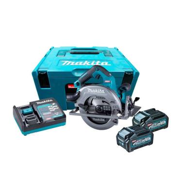 Imagem de Serra Circular 185mm 7.1/4" Brushless 2 Bat 40V 4Ah HS003GM201 Makita 110V