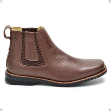 Imagem de Botina Casual Masculina Bota Chelsea Elegância Dia a Dia Coturno Cla-C