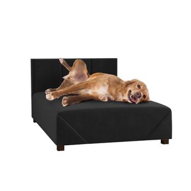 Imagem de Cama Box Pet Grande - para Gatos e Cachorros (Preto)
