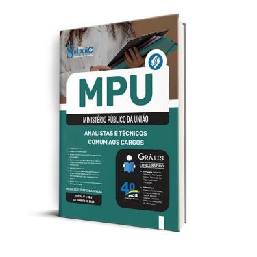 Imagem de Apostila Mpu 2025 - Analistas E Técnicos - Comum Aos Cargos