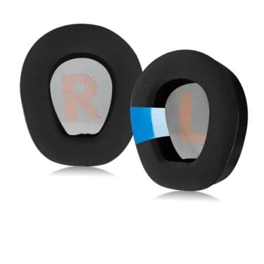 Imagem de SINOWO Almofadas De Substituição Com Gel Refrescante Para Fones Ouvido Supra-Auriculares Jbl Quantum One/Q One/Q1, Espuma Viscoelástica Isolamento Ruído (Preto)