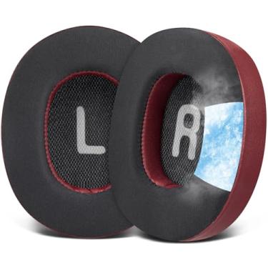 Imagem de SOULWIT Almofadas De Substituição Para Fones Ouvido Sem Fio Jbl Tune 700Bt, 710Bt, 720Bt, 750Btnc, 760Nc E 770Nc, Auriculares Com Espuma Alta Densidade - 700 Cg Borgonha