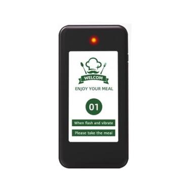 Imagem de SavvyMate Pager De Restaurante Único Com Campainha Recarregável Compatível Sistema Sem Fio Para Food Truck, Creche, Hospital, Igreja