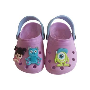 Imagem de Babuche Monstros S.A Infantil Leve Unissex Boo Sully Confortável - Mar
