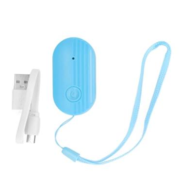 Imagem de Alarme de infusão USB Recarregável grande volume Lembrete de infusão Treasure Alarme automático para acompanhante de cama de hospital com 5 opções de som Night Light Lítio Bateria (Azul)