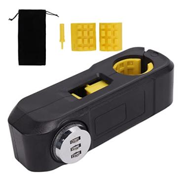 Imagem de Bicicleta Padlock Padlock Universal Bicicleta Elétrica Biclete Biciche Alavanca de Brilhão Combinação Bloqueio Preto para Scooters motocicletas bicicletas Electric Bikes Steel