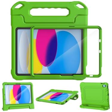 Imagem de SUPLIK Capa infantil para iPad A16 de 11 polegadas 2025 (11ª geração) e iPad de 10ª geração (11 polegadas 2022), construída com protetor de tela, durável, à prova de choque e à prova de choque, capa