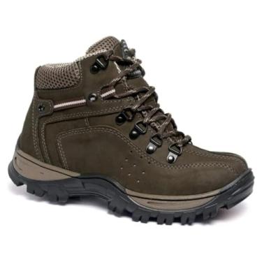 Imagem de Bota Masculina e Feminina Adventure Impermeável – Leve com Palmilha em Gel Ultra Confortável, Solado Tratorado Antiderrapante – Durável e Versátil para Trilhas e Uso Urbano (Marrom, BR, Adulto, Numérico, 42)