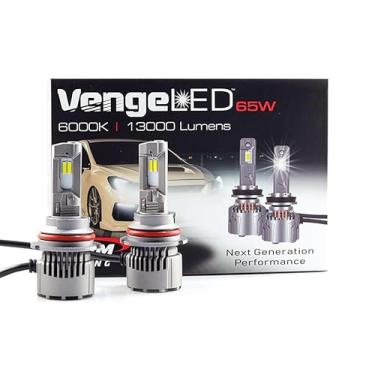 Imagem de DDM Tuning Lâmpadas de farol de neblina Venge 65W, 13000LM/PR, substituição para carros, jogo e plugue, branco-FBA (9004/9007 Hi/Lo)