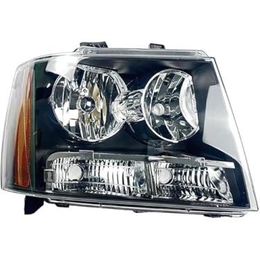 Imagem de SIEMID Conjunto de farol do lado esquerdo para Chevrole.t Silverad.o 1500 e 2007-2014 Silverad.o 2500/3500 HD 2007-2014, aprovado pelo DOT, caixa preta fumê com refletor âmbar, lâmpadas incluídas, sem