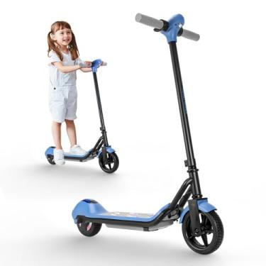 Imagem de HONEYWHALE E2 Patinete Elétrico Infantil, 138W Motor, 15KM/H Velocidade, 8KM Autonomia, Adequado para Meninos e Meninas dos 6 aos 12 anos, com Luzes LED Multicoloridas, 6,3 Inch Pneus Sólidos (Azul)