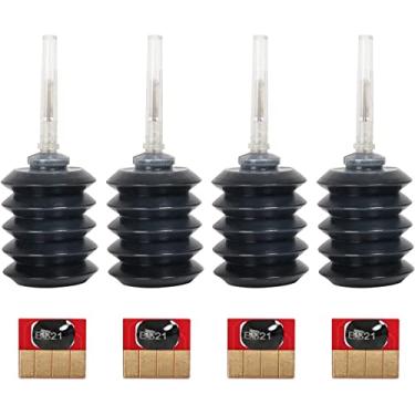 Imagem de BENTSAI Frasco De Tinta Preta À Base Água Hfe2000 Para Cartucho Eb21B, Compatível Com Impressora Jato Portátil B30 B80, Imprima Em Materiais Absorventes Como Papelão, Madeira, Tecido E Papel.