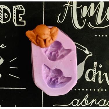 Imagem de Molde de silicone anjos confeitaria biscuit f542 - CM
