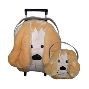 Imagem de Mochila De Rodinhas Infantil Bichinho com Lancheira Escolar Tam. G - L