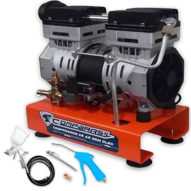 Imagem de Compressor de Ar Direto 5,4 Pés 1HP para Poço Artesiano 750-AD com Kit 6 Pçs FERRARI