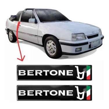 Imagem de Adesivo Coluna Porta Kadett Bertone Gsi Resinado Par Res77